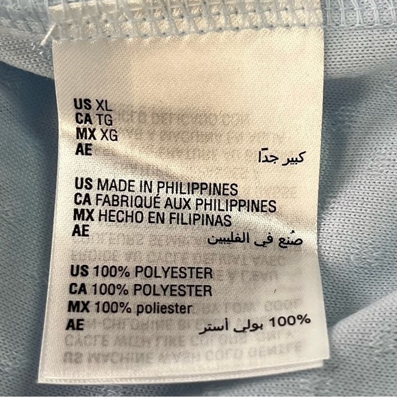 Style & Co Women’s Light Blue Clip‎ Dot Top Size XL - Picture 6 of 8